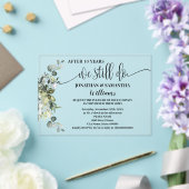 Greenery We still do Wedding Anniversary アクリル招待状 (インサイチュ (ウェディング))