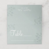 Greenery Wedding Place Card プレイスカード (外部開封)
