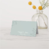 Greenery Wedding Place Card プレイスカード (裏面)
