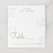 Greenery Wedding Place Card プレイスカード (外部開封)