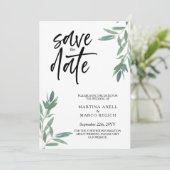 Greenery Wedding Save the date Invitation 招待状 (スタンド正面)