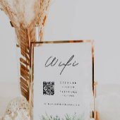 Greenery Wifiコード、QRコードWifi Connect 招待状