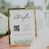 Greenery Wifiコード、QRコードWifi Connect 招待状