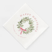 Greenery Wreath & Red Bow Holiday (コーナー)