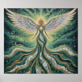 GreenGoldMysticAngel ポスター