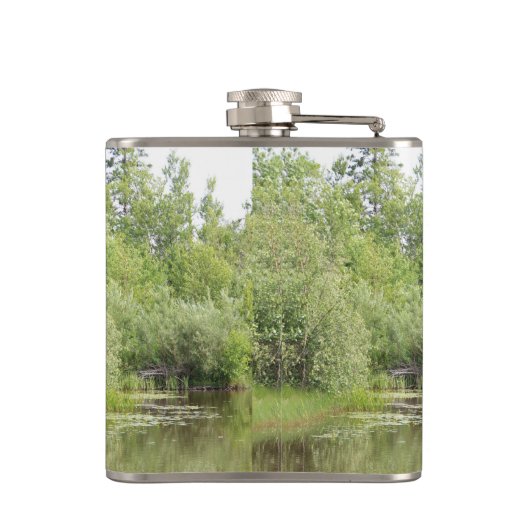 Greenhill Pond フラスク (裏面)