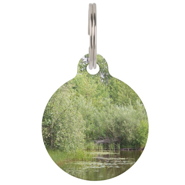Greenhill Pond Pet Tag ペット　ネームタグ (正面)