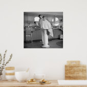 Greenhills, Ohio Barbershop, 1930s ポスター (キッチン)