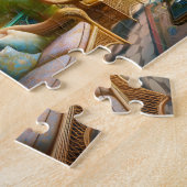 Greenhouse Tea Garden Victorian Conservatory ジグソーパズル (側面)