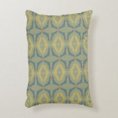 Greenish Retro Vintage Pattern アクセントクッション (正面(垂直))