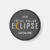 Greenland 2026 Eclipse マグネット (正面)