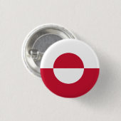 Greenland button, patriotic Greenland Flag fashion 缶バッジ (正面&裏面)
