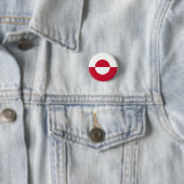Greenland button, patriotic Greenland Flag fashion 缶バッジ (インサイチュ)