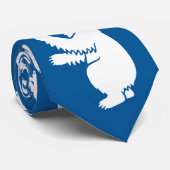 Greenland Emblem Tie, Blue, Large Polar Bear ネクタイ (ロール)