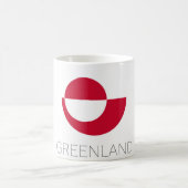 Greenland Flag Coffee Mug コーヒーマグカップ (中央)
