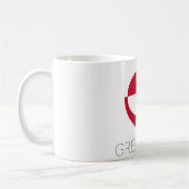 Greenland Flag Coffee Mug コーヒーマグカップ (左)