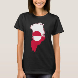 Greenland- flag in country T-Shirt Tシャツ