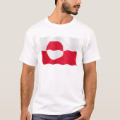 Greenland flag tシャツ (正面)