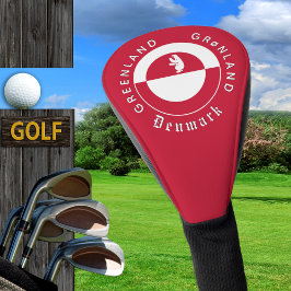 Greenland Golf Head Cover, Bear, Greenland Flag ゴルフヘッドカバー