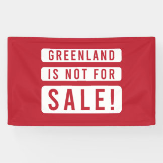 greenland is not for sale political protest americ 横断幕