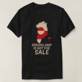 GREENLAND IS NOT FOR SALE Tシャツ (デザイン正面)