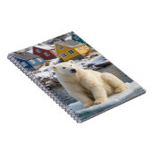 Greenland Polar Bear On an Ice Floe ノートブック (右側)