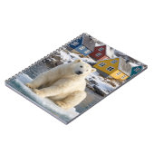 Greenland Polar Bear On an Ice Floe ノートブック (左側)