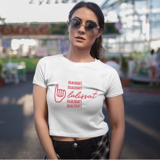 Greenland Sign Language I For Ilulissat Tシャツ