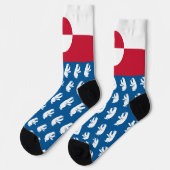 Greenland Socks, Greenland flag fashion / sports ソックス (左)