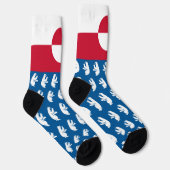 Greenland Socks, Greenland flag fashion / sports ソックス (右)