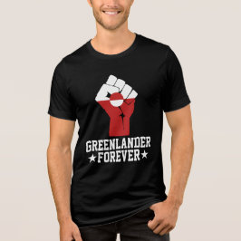 Greenlander Forever - グリーンランドを応援 トライブレンドＴシャツ