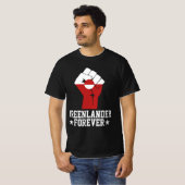 Greenlander Forever - グリーンランド応援 Tシャツ (正面フル)