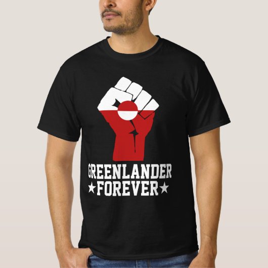Greenlander Forever - グリーンランド応援 Tシャツ (正面)