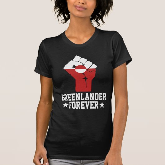 Greenlander Forever - グリーンランド サポート Tシャツ (正面)