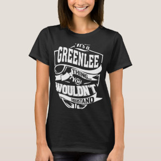 GREENLEE THING Tシャツ