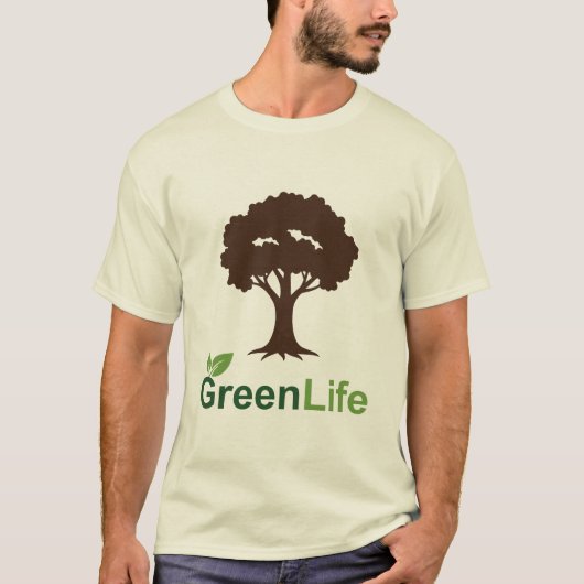GreenLife Tree Eco Friendly Nature Lover T-Shirt Tシャツ (正面)