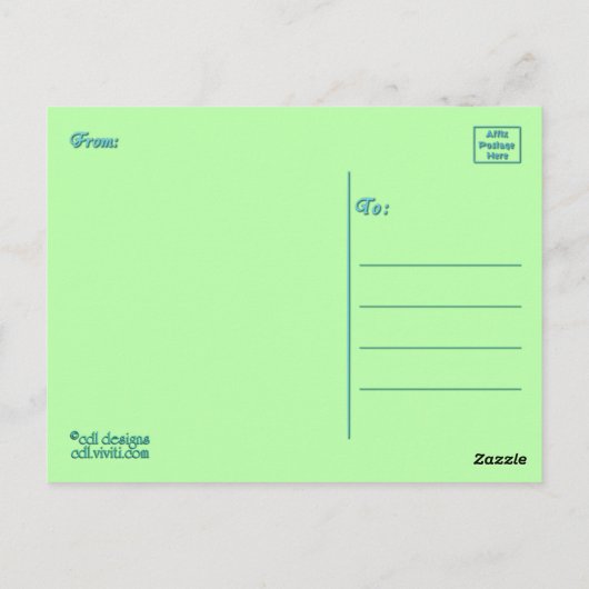 GreenMe禅 ポストカード (裏面)