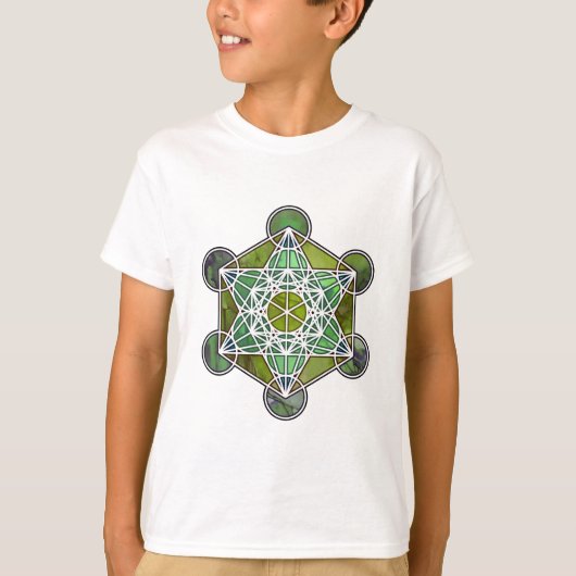 GreenMetatronCube Tシャツ (正面)