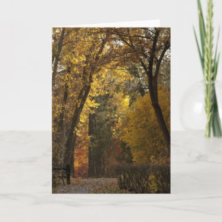 Greenough公園を通した秋の散歩 シーズンカード