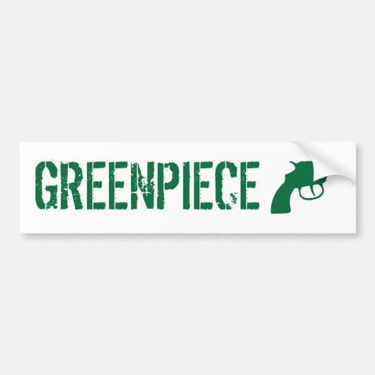 greenpiece バンパーステッカー (正面)