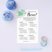 GreenRosesシャワーゲームカード チラシ (シングル)