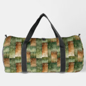 Greens and Brown Camo Strips ダッフルバッグ (裏面)