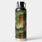Greens and Brown Paint Wash ウォーターボトル (背面)