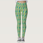 Greens Martini Shakers Leggings レギンス<br><div class="desc">Designed using an original photo of one of my vintage martini shakers.</div>