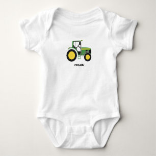 GreenTractorのデザインの服装 ベビーボディスーツ