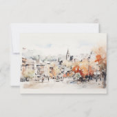 Greenville South Carolina Landscape Wedding 出欠カード (裏面)