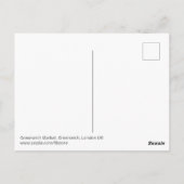 Greenwich Market、ロンドンUK ポストカード (裏面)