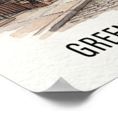 Greenwich Village Manhattan ポスター (角)