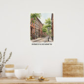 Greenwich Village Manhattan ポスター (キッチン)