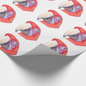 Greenwingのコンゴウインコのオウム ラッピングペーパー (角)